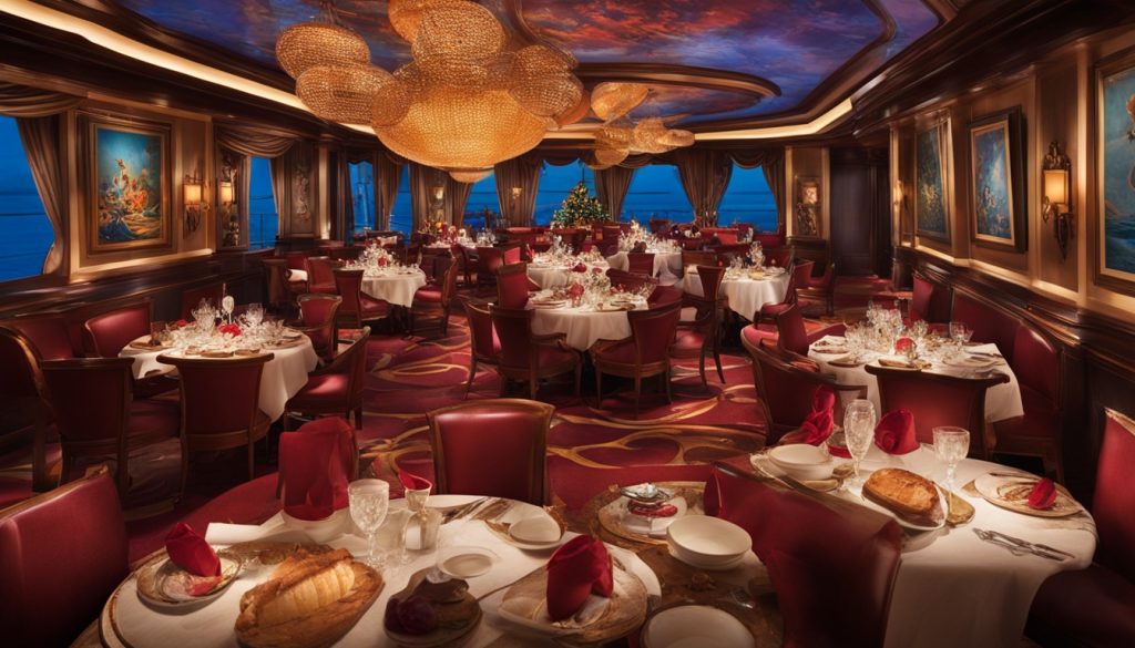 disney cruise dining
